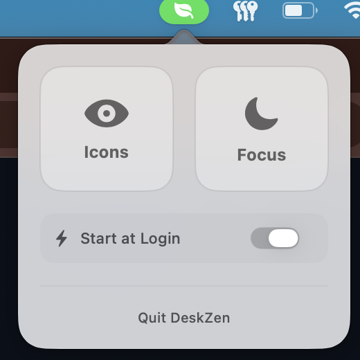 DeskZen Interface